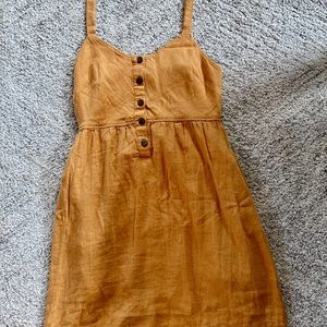 Linen Halter Dress
